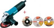 Болгарка (угловая шлифмашина) Makita SET-9558HNG