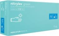 Перчатки медицинские Mercator Medical Nitrylex Green нитриловые нестерильные неприпудренные M зеленые 100 шт./уп. Перчатки медицинские Mercator Medical Nitrylex Green нитриловые нестерильные неприпудренные M зеленые 100 шт./уп.