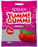 Цукерки жувальні Roshen yummi gummi cherry 70 г