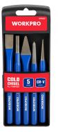 Набір зубил і пробійників WORKPRO WP201303