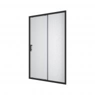 Душевые двери Koller Pool TD120GB TREND двухсекционная Black 1200x1900 мм стекло grape