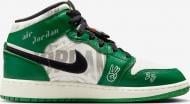 Кроссовки детские Jordan AIR 1 MID SE UNI2 BG HF3200-300 р.36,5 зеленые