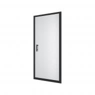 Душевые двери Koller Pool NS90GB NEON односекц. распашная Black 900x1900 мм стекло grape