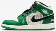 Кросівки дитячі Jordan AIR 1 MID SE UNI2 BG HF3200-300 р.38 зелені