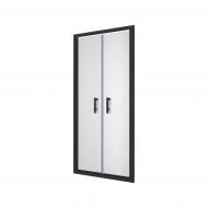 Душевые двери Koller Pool ND90GB NEON двухсекц. распашная Black 900x1900 мм стекло grape