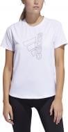 Футболка Adidas W TECH BOS T FQ1987 р.XS білий