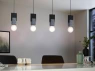 Светильник подвесной Eglo Lobatia 4x40 Вт Е27 черный 99532