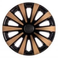 Ковпак для коліс STAR Карат Super Black GOLD R15 4 шт. мікс Ковпак для коліс STAR Карат Super Black GOLD R15 4 шт. мікс