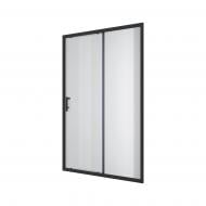 Душевые двери Koller Pool TD120CB TREND двухсекционная Black 1200x1900 мм стекло прозрачное