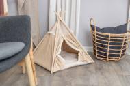 Лежак Trixie вигвам для животных Tipi Boho 55х65х55 см бежевый