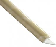 Уголок для плитки ОМиС внешний ПВХ 9 мм 2,5м мрамор оникс бежевый