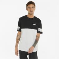 Футболка Puma Power Colorblock Tee 84738901 р.S черно-белый Футболка Puma Power Colorblock Tee 84738901 р.S черно-белый