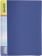 Папка S-40E А4 40 файлов синяя Soho