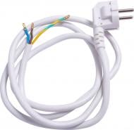 Шнур мережевий з вилкою E.NEXT ПВС 3x0,75 e.wire.plug.white l020011 мідь