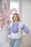 Вышиванка Galychanka Владана р. XL бело-синий Wb-0141