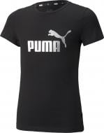 Футболка Puma ESS+ LOGO TEE 84695301 р.140 чорний