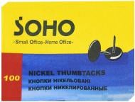 Кнопка Soho DT3 100SH никелированные 100 шт.