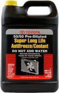 Антифриз Toyota Super Long Life Antifreeze Pre-Diluted 00272-SLLC2 -34°С 3,78 л розовый