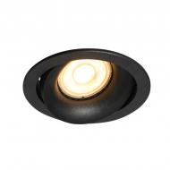 Світильник вбудовуваний (Downlight) Italux Oker 10 Вт GU10 чорний DL-26260-GU10-BK