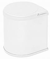 Ведро для мусора Rejs AUTOMAT 270 фасад 450 мм встроенное для кухни с автоматическим подъёмом крышки 13 л белый TE22.1110.05.013