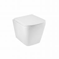 Унитаз подвесной Kroner безободковый Eifel WHI493436 TORNADO с сидением