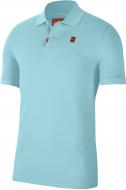 Поло Nike THE NIKE POLO HERITAGE SLIM BQ4461-482 р.S бірюзовий