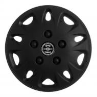 Колпак для колес STAR Мекадор Black Gloss R12 4 шт. черный