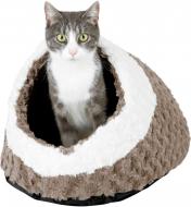 Лежак Trixie пещера для собак Minou 35х26х41 см розовый/серый