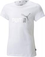 Футболка Puma ESS+ LOGO TEE 84695302 р.164 белый