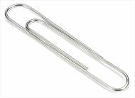 Скрепки 50 мм 100 шт овальные Soho