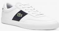 Кроссовки мужские демисезонные Lacoste COURT-MASTER 0721 1 CMA 741CMA0036042 р.41 белые