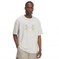 Футболка Under Armour M HW OS Branded SS 1389146-110 р.XL бежевый