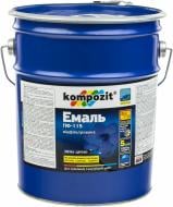 Эмаль алкидная Kompozit снежно-белый мат 12 кг
