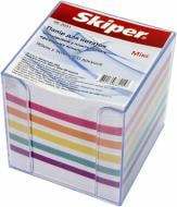 Папір для нотаток Мікс 90x90 мм 900 шт. із прозорим боксом Skiper