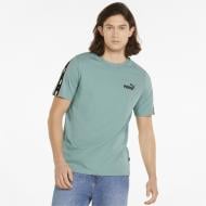 Футболка Puma ESS+ Tape Tee 84738250 р.M бирюзовый