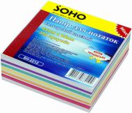 Бумага для заметок Микс 85x85 мм 300 шт. проклеенная Soho