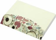 Папір для нотаток Floral 100x80 мм 120 шт. проклеєний Skiper