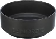 Миска Trixie для собак BE NORDIC керамічна/гумова кромка 1.2л/18 см чорний
