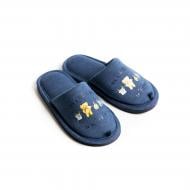 Тапочки детские Twins закрытые с наклейкой р.34-35 синий 17365 Тапочки детские Twins закрытые с наклейкой р.34-35 синий 17365