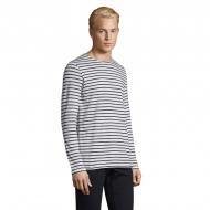 Футболка с длинным рукавом Sol's MARINE MEN 01402904XL р.XL бело-синий Футболка с длинным рукавом Sol's MARINE MEN 01402904XL р.XL бело-синий