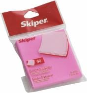 Папір для нотаток із липким шаром 76x76 мм 90 шт. неоновий Skiper