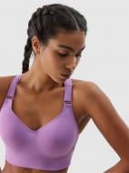 Бра 4F SPORT BRA F114 / BIUSTONOSZ SPORTOWY F114 4FWSS24USBAF114-51S р.L фиолетовый