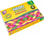 Пластилін Neon CF60213 5 кольорів 110 г Cool For School