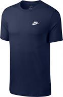 Футболка Nike M NSW CLUB TEE AR4997-410 р.L синій