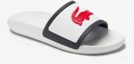 Шлепанцы Lacoste CROCO SLIDE TRI 3 CFA 739CFA0044407 р.40,5 белый