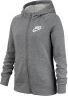 Джемпер Nike G NSW PE FULL ZIP BV2712-091 сірий