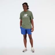 Футболка New Balance ESSENTIALS STACKED LOGO MT31541DON р.L зеленый