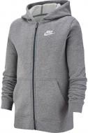 Джемпер Nike B NSW HOODIE FZ CLUB BV3699-091 р. XS серый