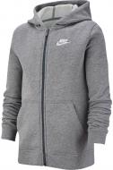 Джемпер Nike B NSW HOODIE FZ CLUB BV3699-091 р. S сірий