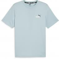 Футболка Puma ESS+ 2 COL SMALL LOGO TEE 67447022 р.L бірюзовий